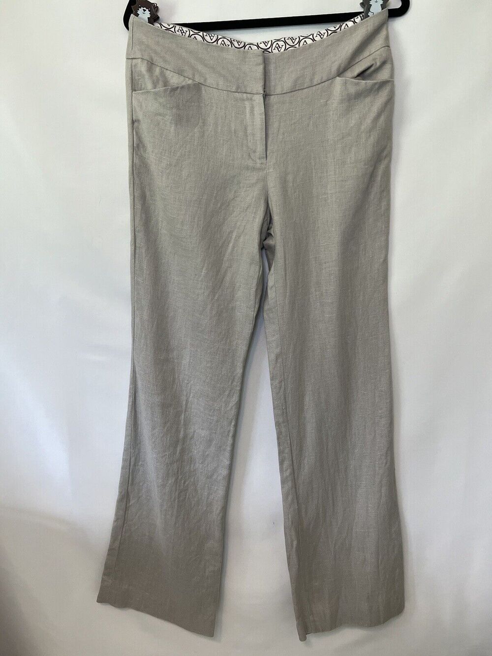 Adrienne Vittadini Women’s Size 6 100% Linen Pants Workwear